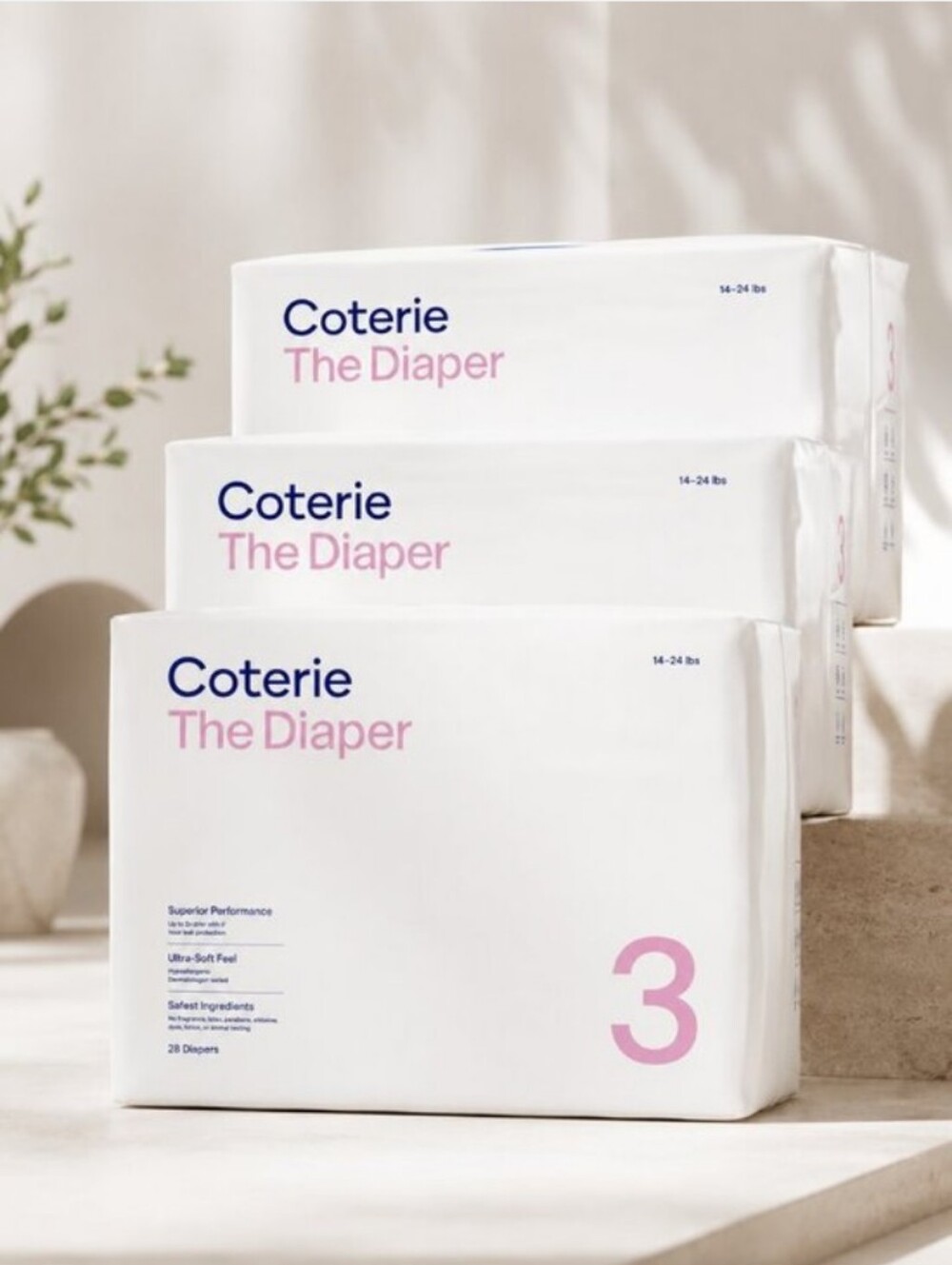 COTERIE The Diaper SIZE 3 - 3 Packs  (84 count)